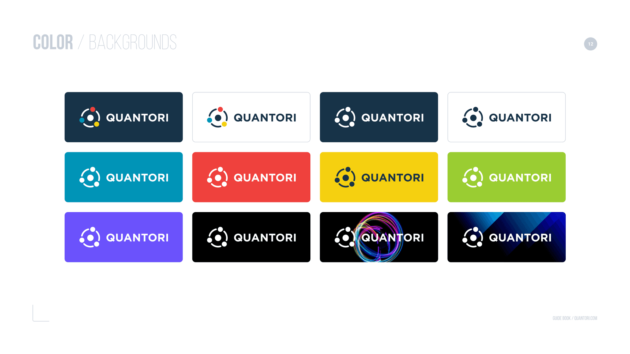 Гайдбук — Применение логотипа на фонах