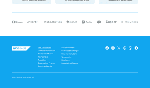 Дизайн лендинга блокчейн-аналитики